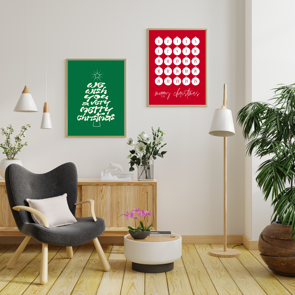 Typography Tree Art Print