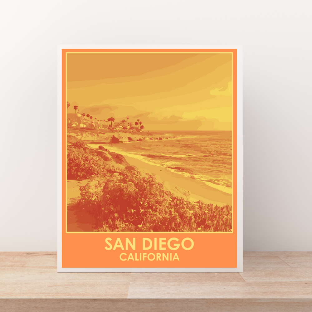San Diego (City Series) Art Print