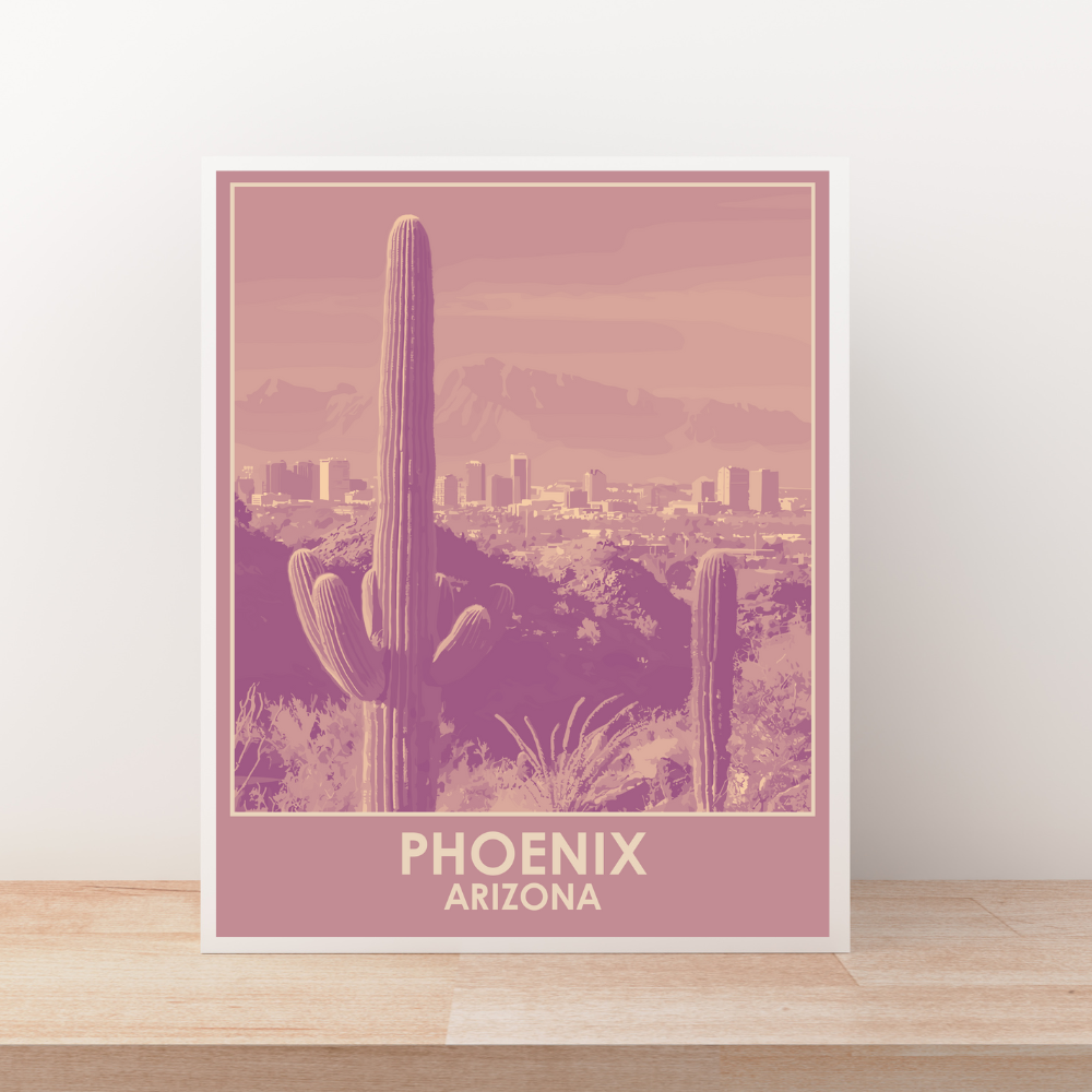 Phoenix (City Series) Art Print