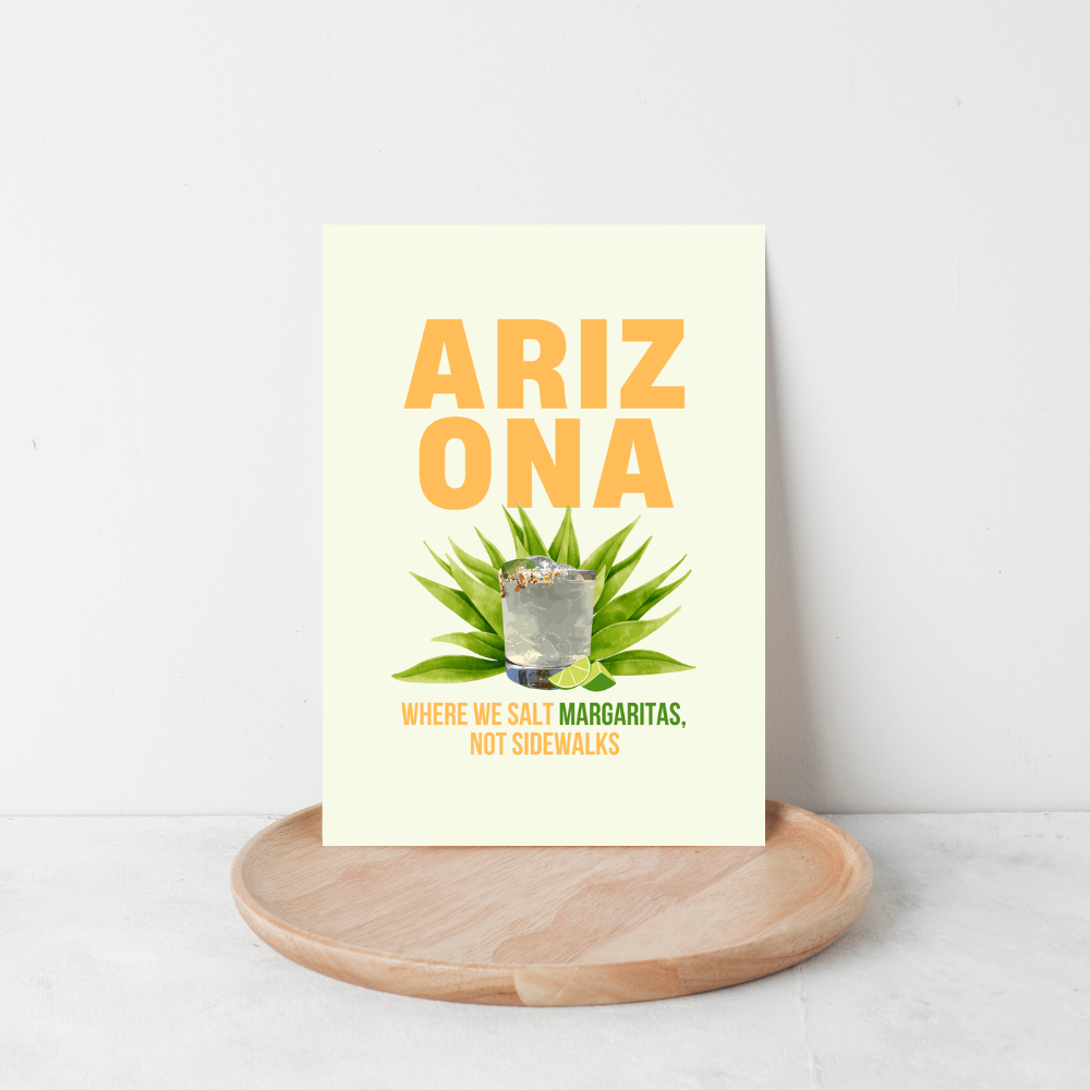 Salt Margaritas, Not Sidewalks Art Print