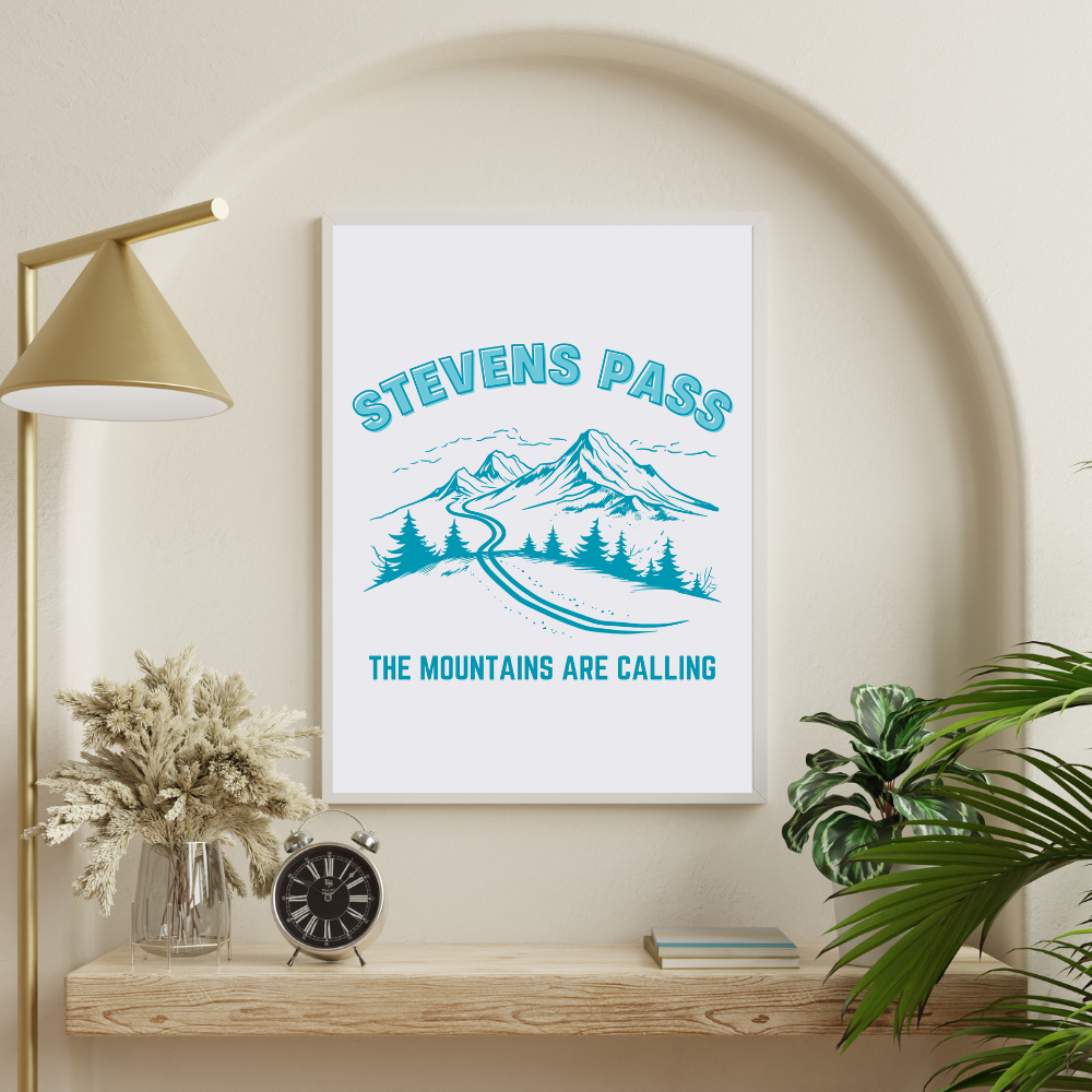 Stevens Pass Art Print