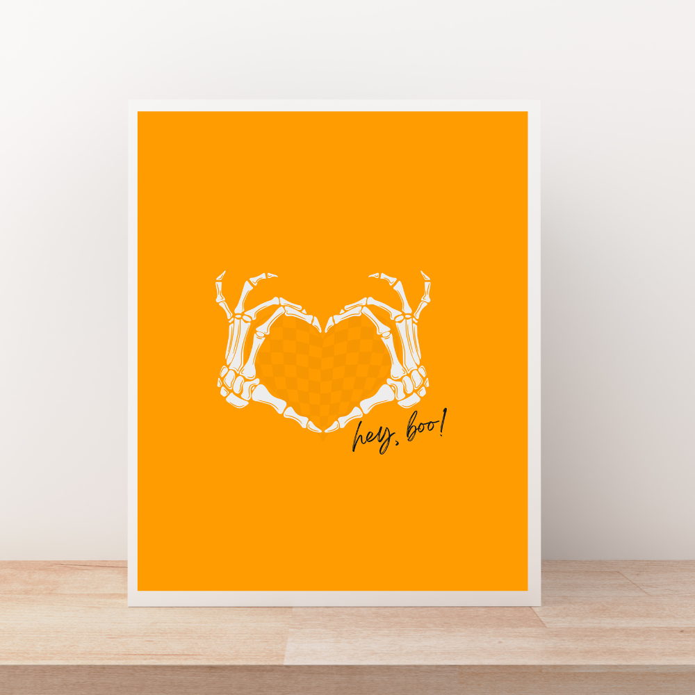 Hey Boo Art Print