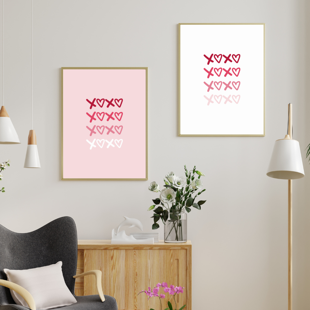 XOXO Script Art Print