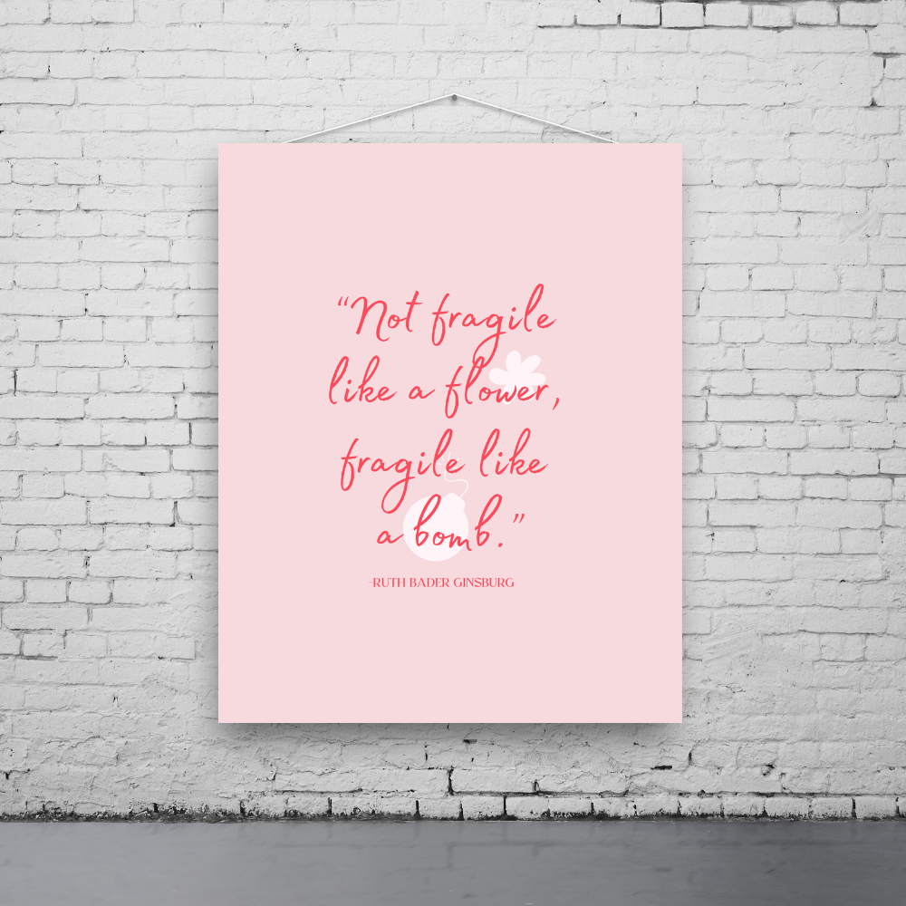 Fragile like a Bomb Art Print