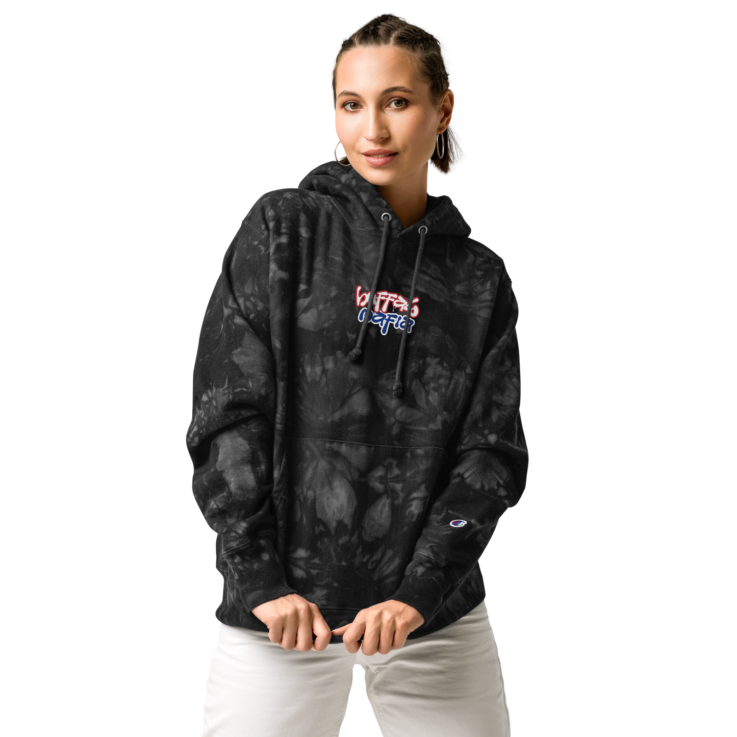 Buffalo Mafia x Champion Tailgate Unisex Tie-Dye Hoodie