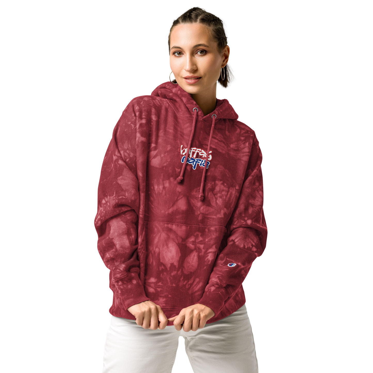 Buffalo Mafia x Champion Tailgate Unisex Tie-Dye Hoodie