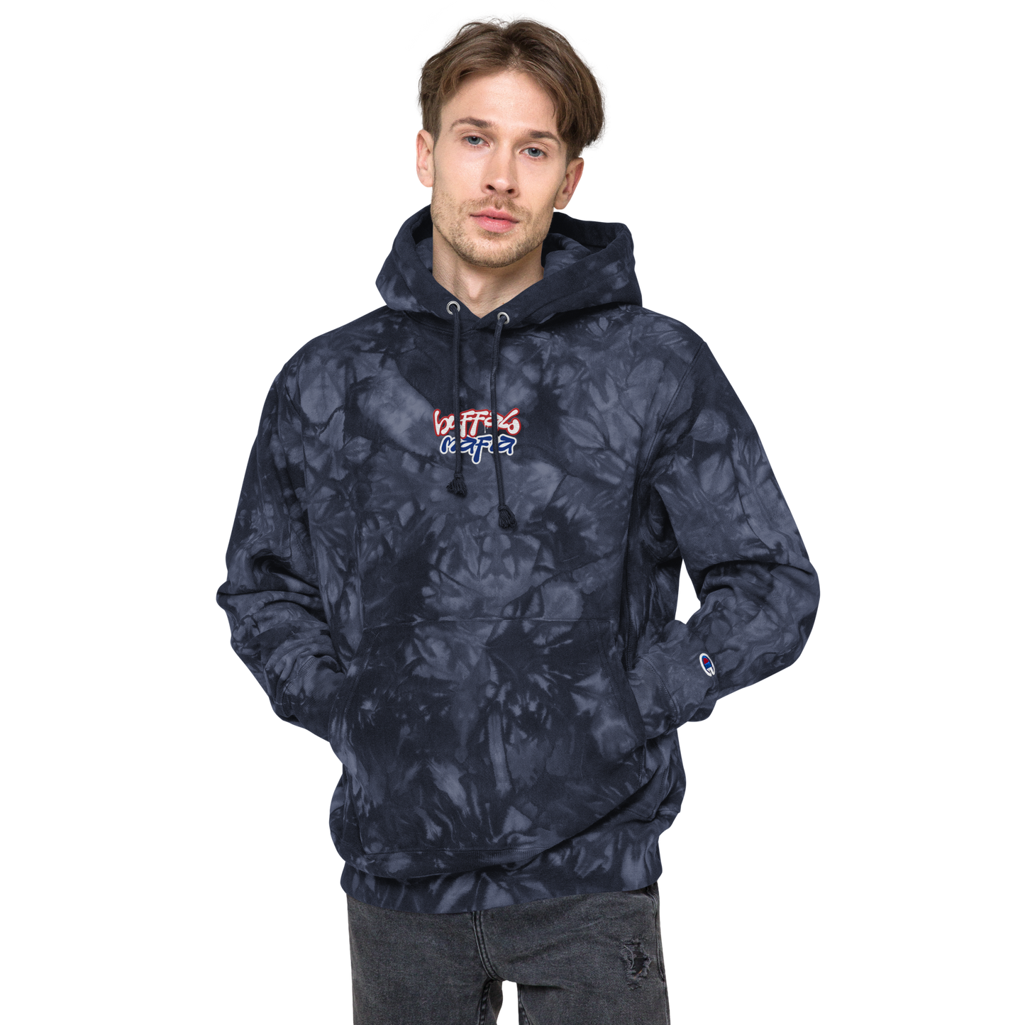 Buffalo Mafia x Champion Tailgate Unisex Tie-Dye Hoodie