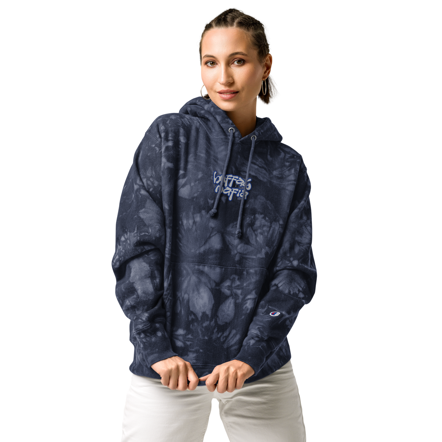 Buffalo Mafia x Champion Tailgate Unisex Tie-Dye Hoodie