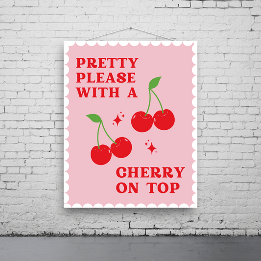 Pretty Please Art Print