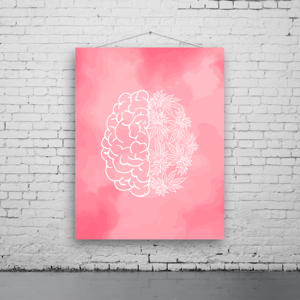 Cannibrain Art Print