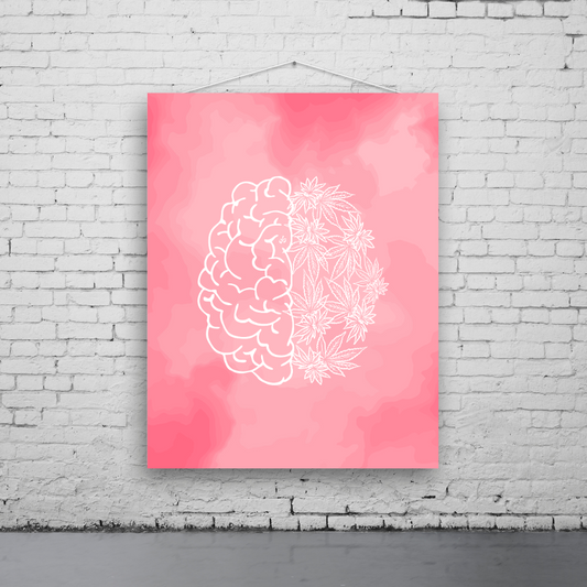 Cannibrain Art Print