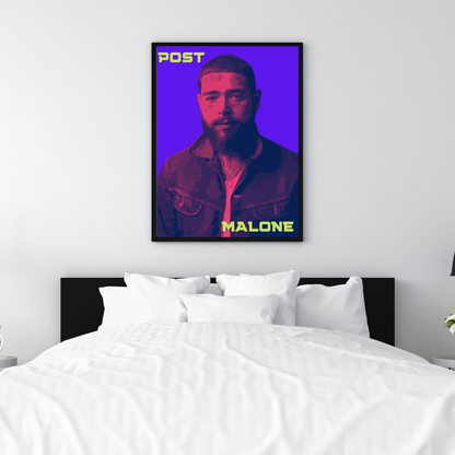 Post Malone Purp Art Print