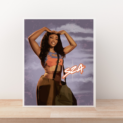 SZA (Artist Series) Art Print