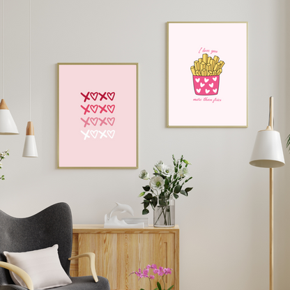 More than Fries Art Print