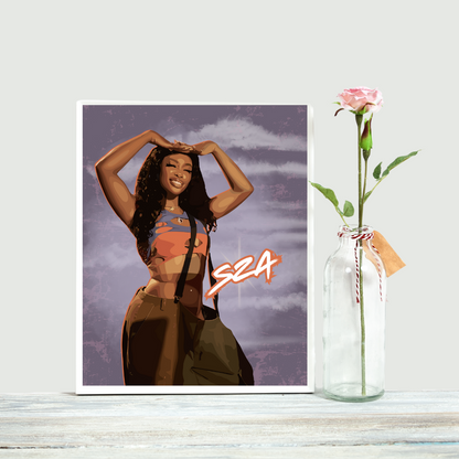 SZA (Artist Series) Art Print