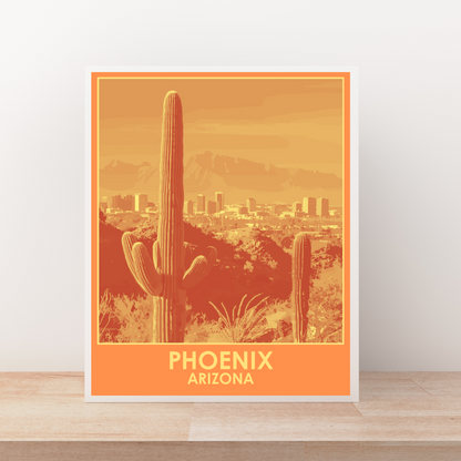 Phoenix (City Series) Art Print