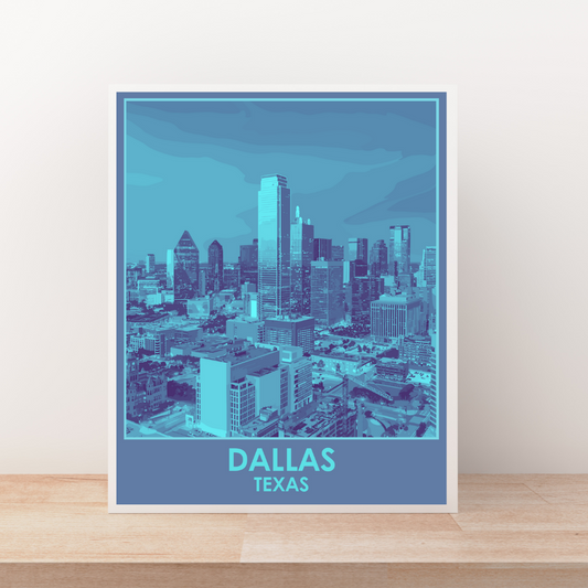 Dallas (City Series) Art Print