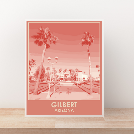 Gilbert (City Series) Art Print