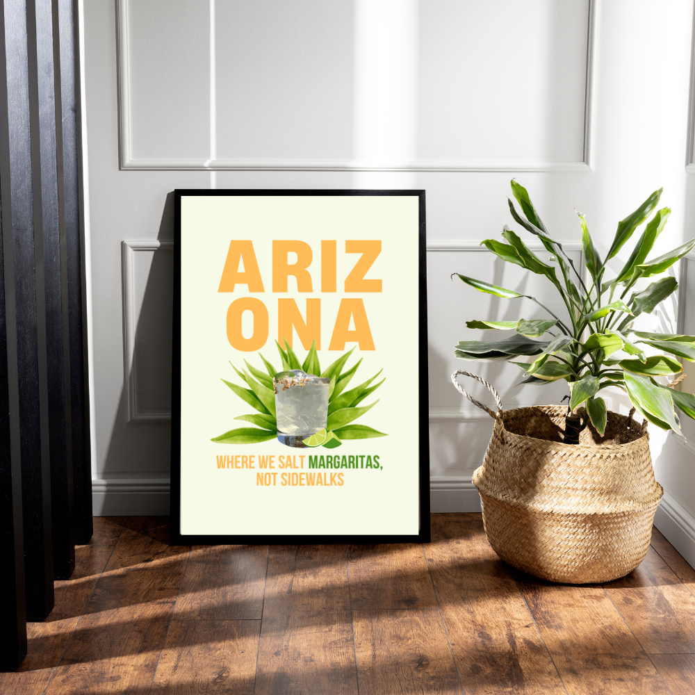 Salt Margaritas, Not Sidewalks Art Print