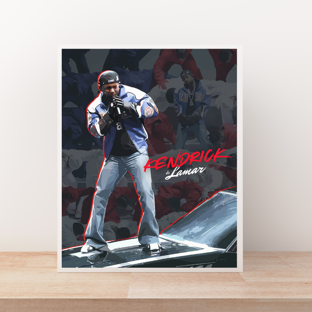 Kendrick "Superbowl" (Artist Series) Art Print
