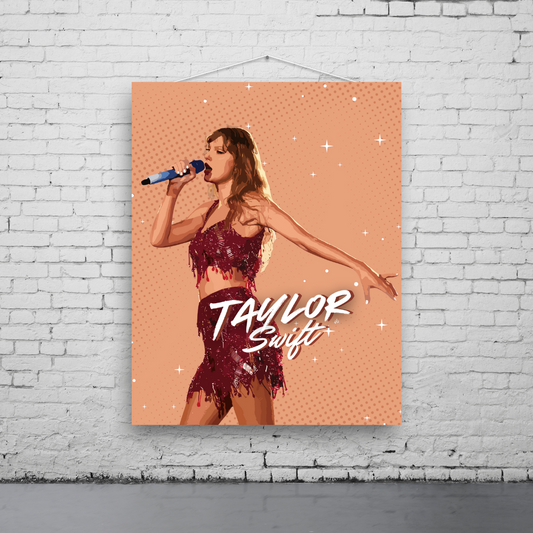 Taylor Swift "Revenge" (Artist Series) Art Print