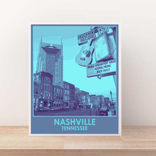 Nashville (City Series) Art Print