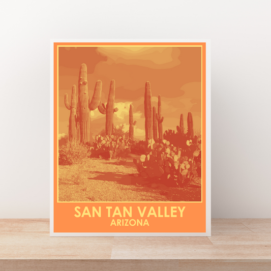 San Tan Valley (City Series) Art Print