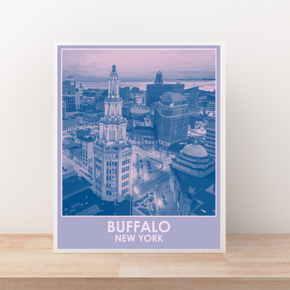 Buffalo (City Series) Art Print