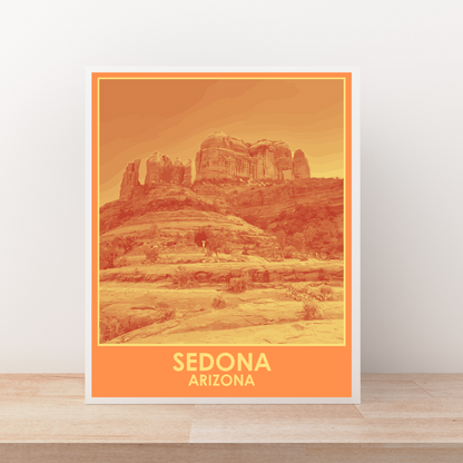 Sedona (City Series) Art Print