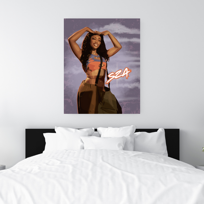 SZA (Artist Series) Art Print