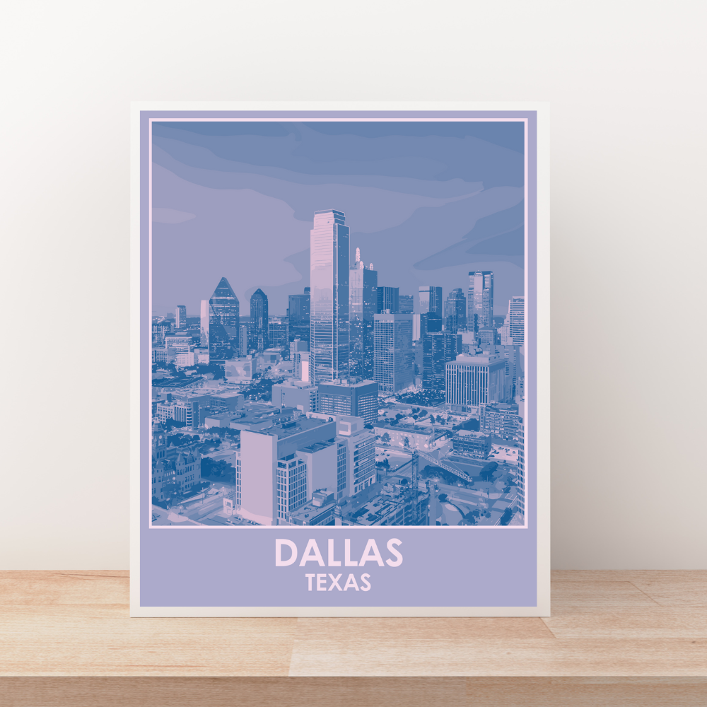 Dallas (City Series) Art Print