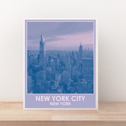 New York City (City Series) Art Print