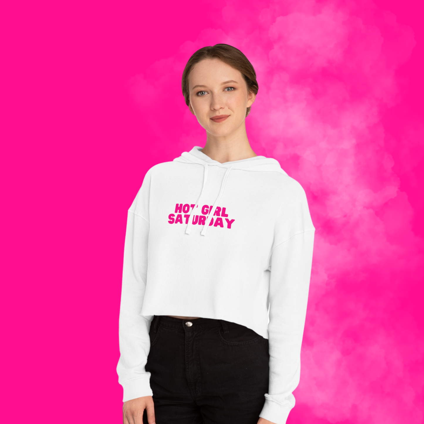 Hot Girl Saturday Cropped Sweatshirt