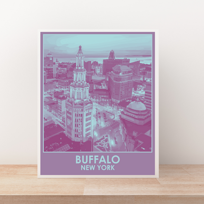 Buffalo (City Series) Art Print