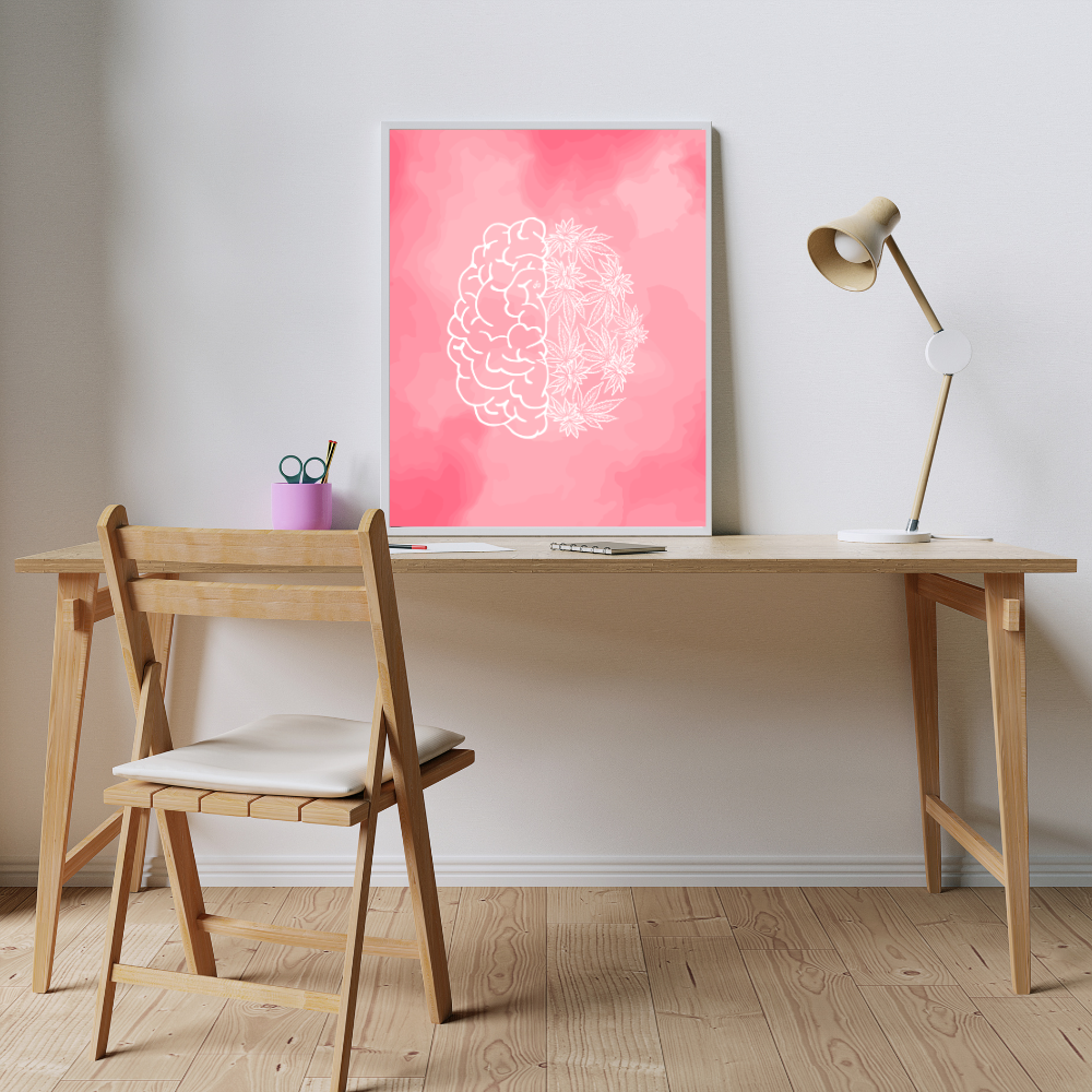 Cannibrain Art Print