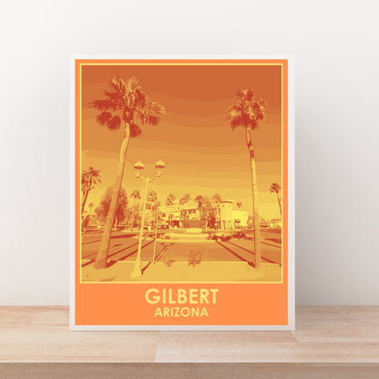 Gilbert (City Series) Art Print