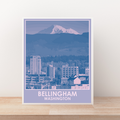 Bellingham (City Series) Art Print