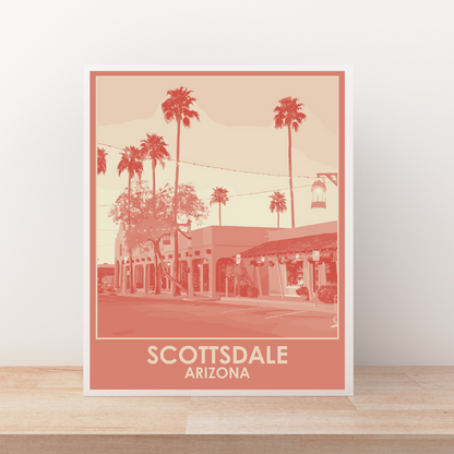 Scottsdale (City Series) Art Print