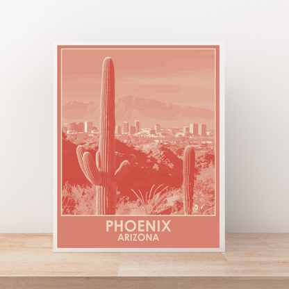 Phoenix (City Series) Art Print