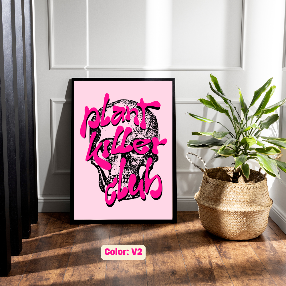 Plant Killer Club Art Print