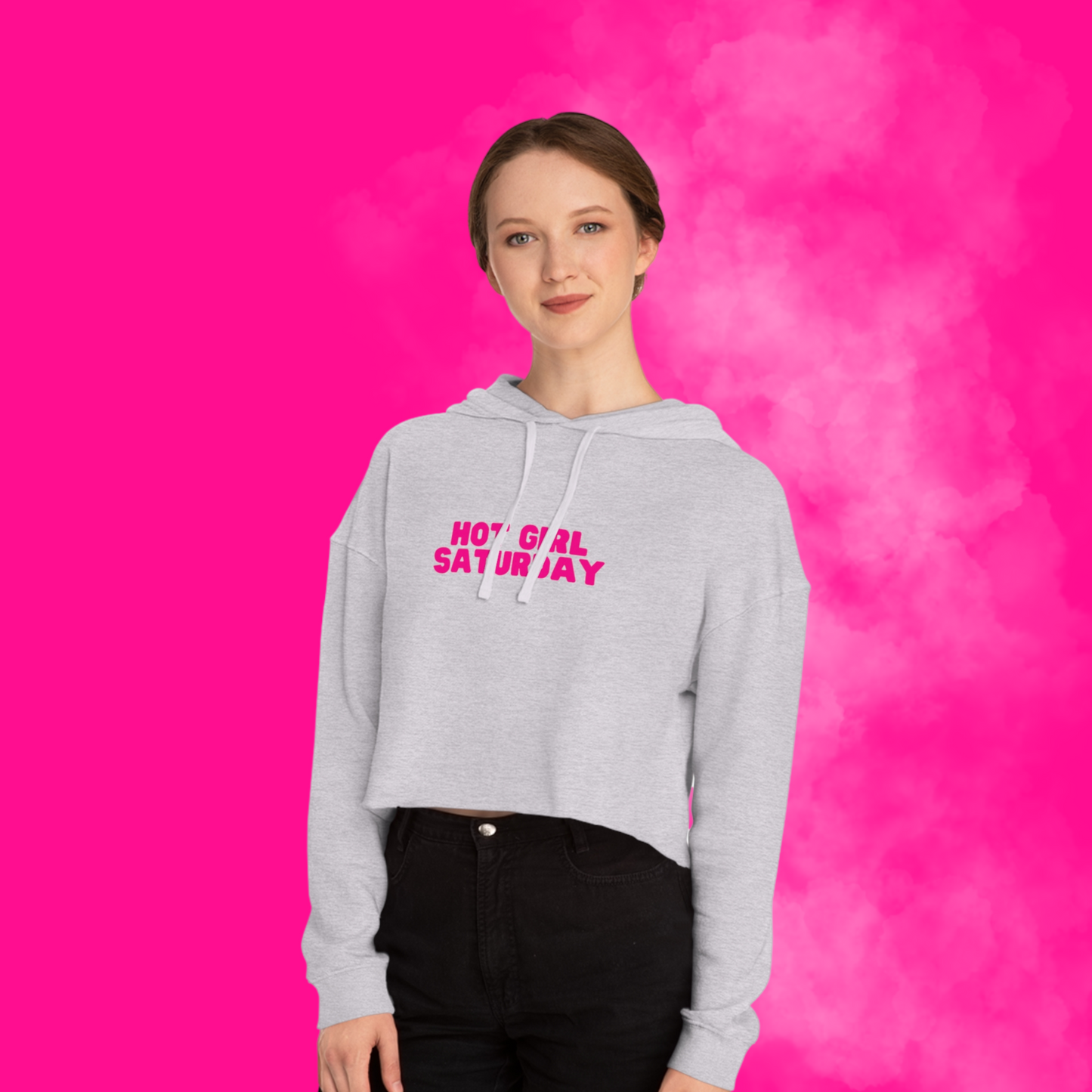 Hot Girl Saturday Cropped Sweatshirt