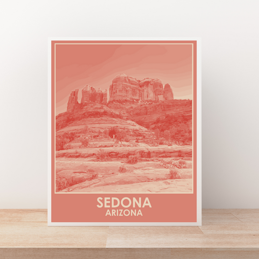 Sedona (City Series) Art Print