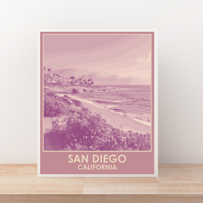 San Diego (City Series) Art Print