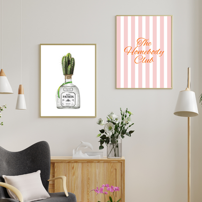 Tequila Cactus Art Print