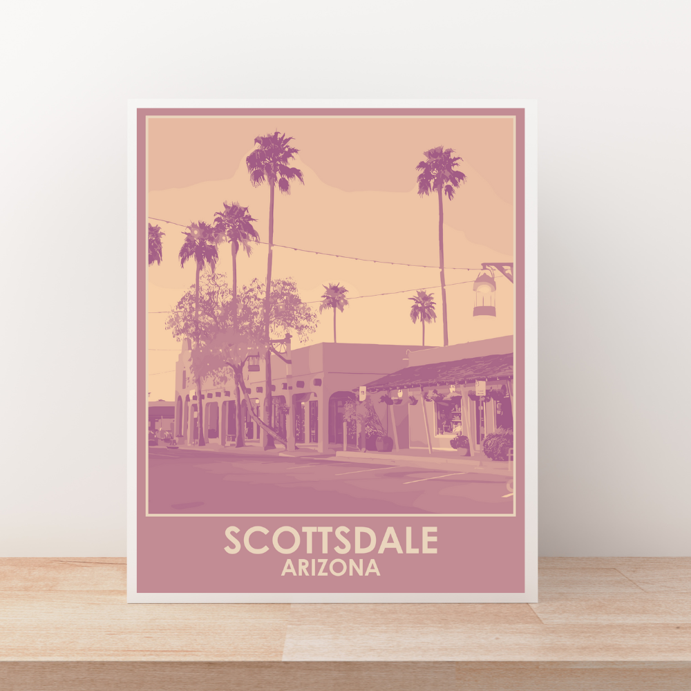 Scottsdale (City Series) Art Print