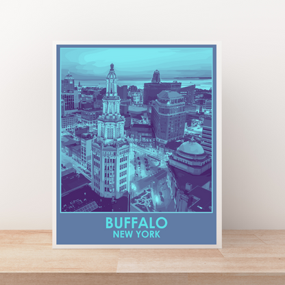 Buffalo (City Series) Art Print