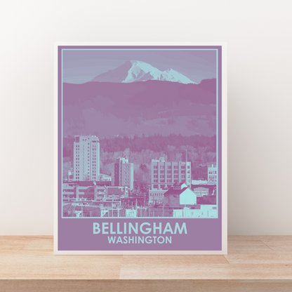 Bellingham (City Series) Art Print