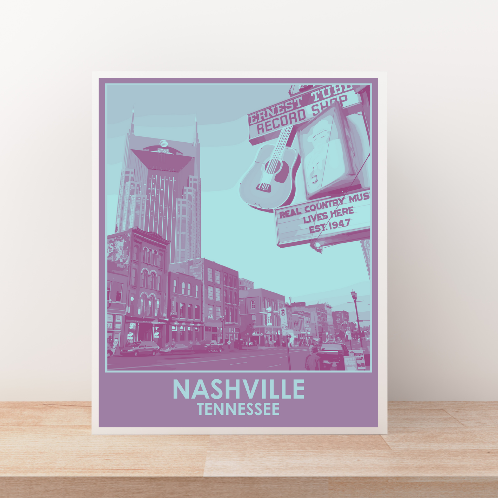 Nashville (City Series) Art Print