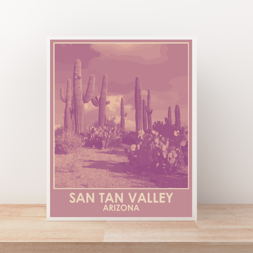 San Tan Valley (City Series) Art Print
