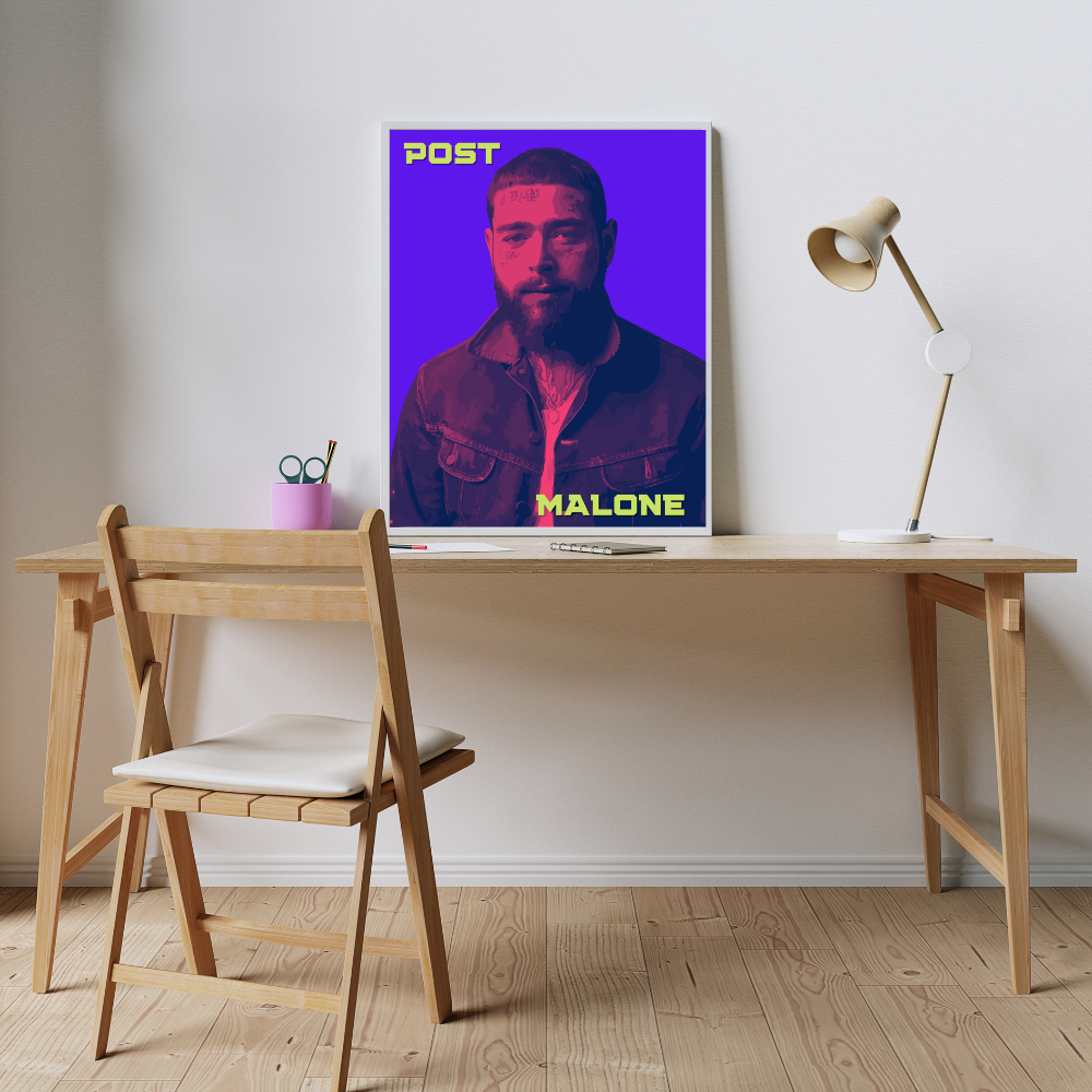Post Malone Purp Art Print